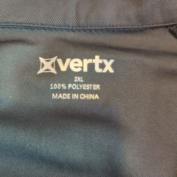 Vertx Shooter 1/4 Zip Shirt Mens 2XL Black Gray Athletic Long Sleeve Logo - Picture 6 of 8